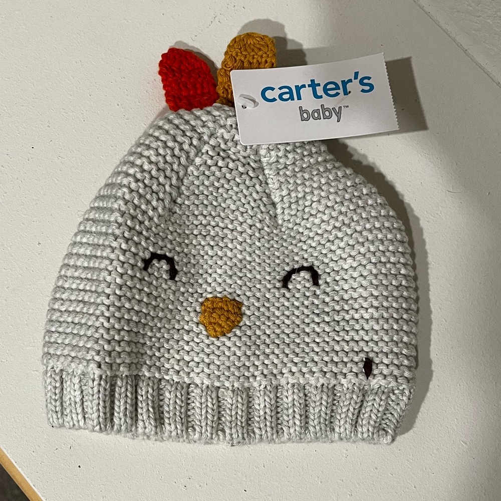 NWT - Carter’s Knit Thanksgiving Turkey Beanie